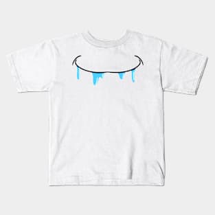 Salivating Watery Mouth - Face Mask Kids T-Shirt